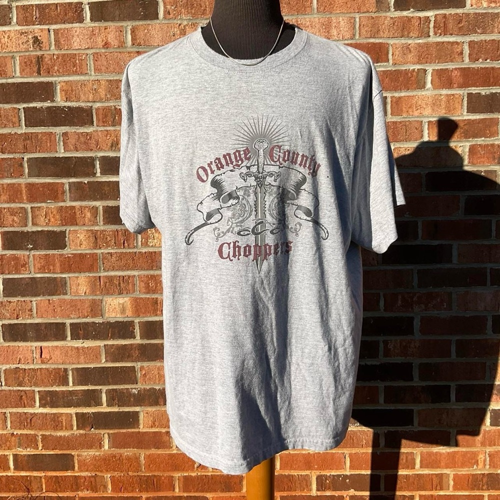 Orange County Choppers Grey Biker size XL shirt